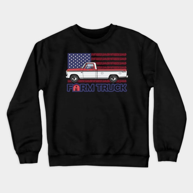 USA Farm Truck Crewneck Sweatshirt by JRCustoms44